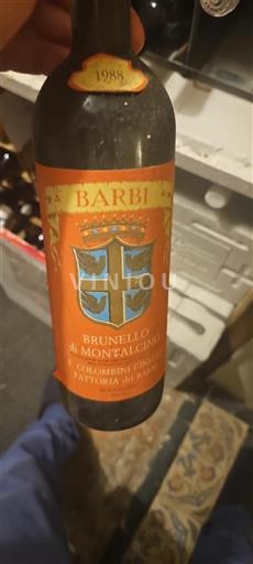 Toscana Brunello di Montalcino Fattoria dei Barbi 1988
