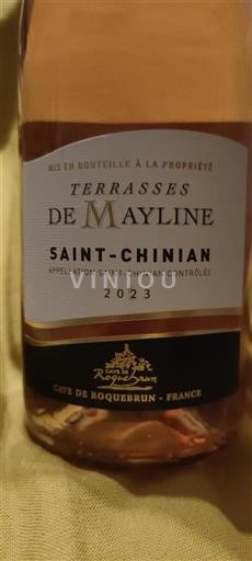 Languedoc Saint-Chinian Cave de Roquebrun Terrasses de Mayline 2023