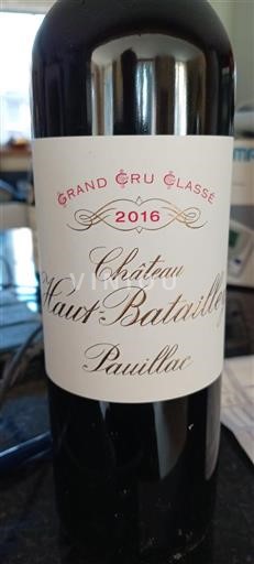 Bordeaux Pauillac Château Haut-Batailley 2016