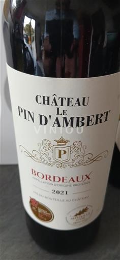 Bordeaux Château Le Pin Ambert 2021