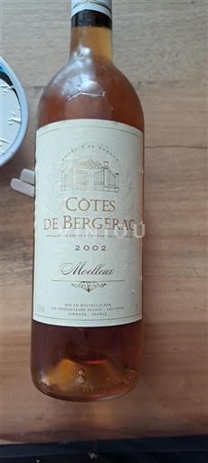 Sud-Ouest Côtes-de-bergerac Côtes de Bergerac Moelleux 2002