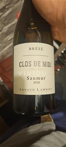 Vallée de la Loire Saumur Arnaud Lambert Clos de Midi 2020
