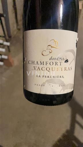 Rhônen laakso Vacqueyras Domaine Chamfort La Perlrière 2018