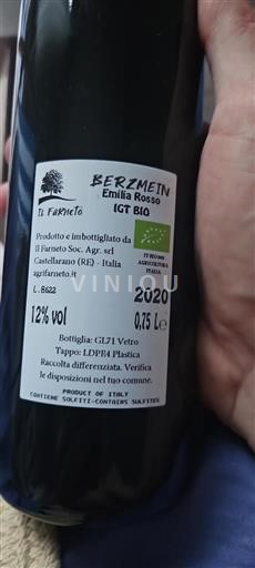 Emilia-Romagna Määrittelemätön Il Farneto Berzmein 2020