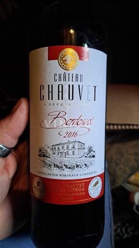 Bordeaux Château Chauvet 2016