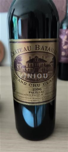 Bordeaux Pauillac Grand Cru Classé Château Batailley Le Grand Batailley 1996