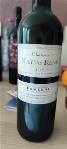 Bordeaux Pomerol Château Mayne-René 2004