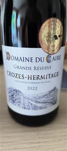 Valle del Rodano Crozes-Hermitage Domaine Caire Grande Réserve 2022