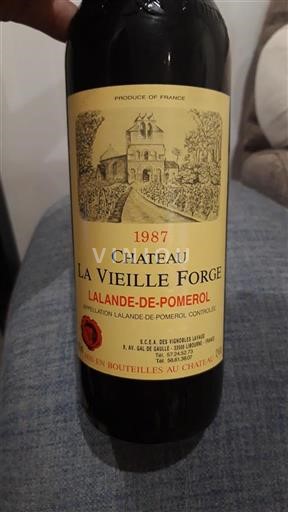 Bordeaux Lalande-de-pomerol Château La Vieille Forge 1987