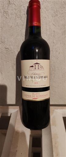 Bordeaux Blaye-Côtes-de-Bordeaux Château Belle Vue Estuaire Vieilles Vignes 2018