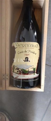 Rhônedalen Vacqueyras Les Vins du Tave du Président 1998