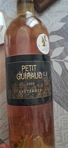 Bordeaux Sauternes Château Guiraud Petit Guiraud 2005