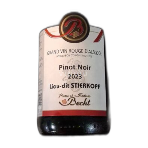 Elzas Pinot noir Grand Cru Château Pierre et Frédéric Becht Lieu-dit Stierkopf 2023