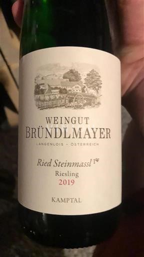 Nederøstrig Kamptal DAC Weingut Bründlmayer Ried Steinmassl 1ÖTW 2019