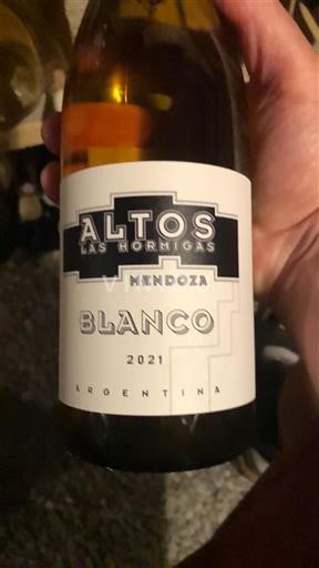 Mendoza Unspecified Altos Las Hormigas Blanco 2021