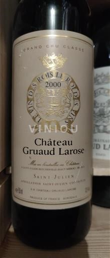 Bordeaux Saint-Julien Grand Cru Château Gruaud Larose 2000