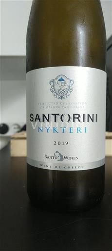 Îles de l'Égée Santorin Santo Wines Nykteri 2019
