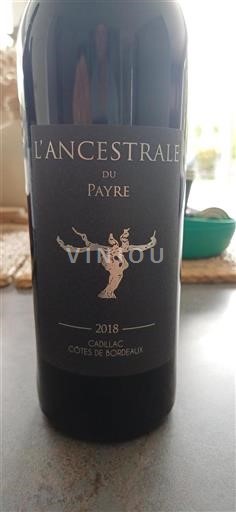 Bordeaux Cadillac-côtes-de-bordeaux Payre L'Anestrale 2018