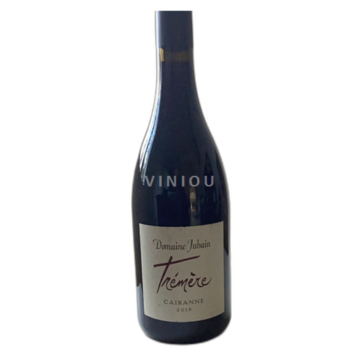 Vin Rouge sec Trémère Domaine Jubain 2018 France Vallée du Rhône Cairanne