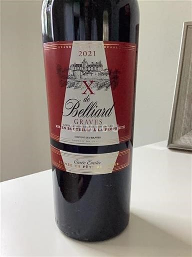 Bordeaux Graves Belliard Emilie 2021