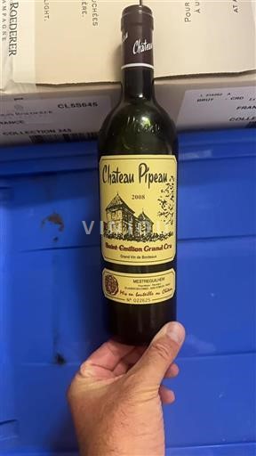 Bordeaux Saint-Émilion Grand Cru Château Pipeau 2008