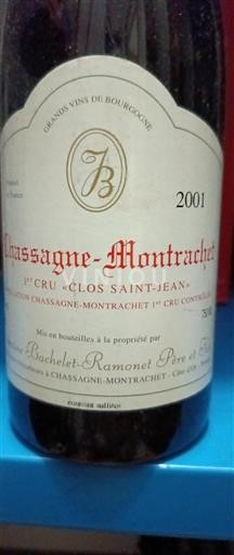 Borgogna Chassagne-Montrachet Premier Cru Domaine Bachelet-Ramonet 2001