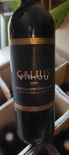 Bordeaux Saint-Émilion Grand Cru Grand Cru GALIUS 2019