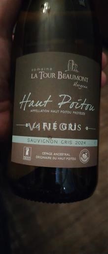 Poitou-Charentes Haut-Poitou La Tour Beaumont Le Fié Gris 2024
