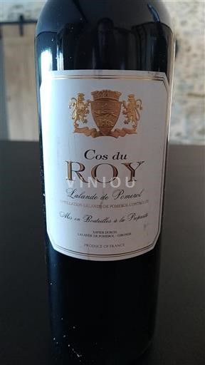 Bordeaux Lalande-de-Pomerol Cos du Roy 2020