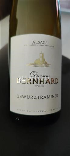 Alsace Grand Cru Domaine Bernhard Gewurztraminer Non Millésimé