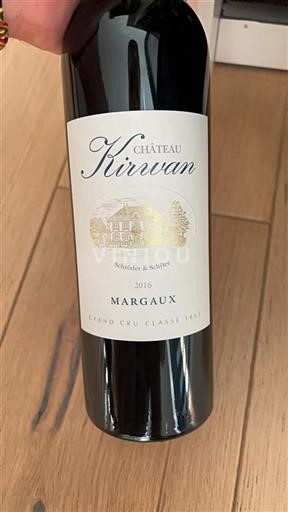 Bordeaux Margaux Grand Cru Kirwan 2016