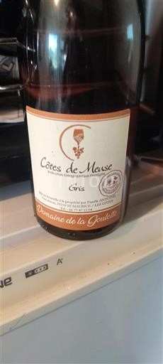 Regionen des Ostens Côte de Meuse Domaine La Goulotte 2022