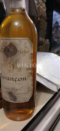 Sud-Ouest Jurançon Vignerie Royale Fébus Non Millésimé