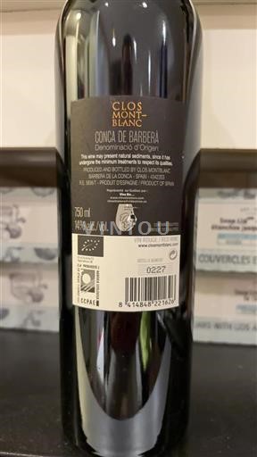 Katalonien Conca de Barberà Clos Montblanc 2015