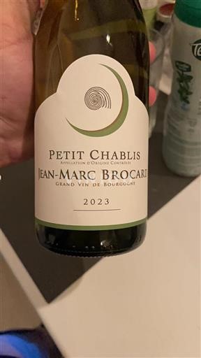 Borgogna Petit-chablis Jean-Marc Brocard 2023