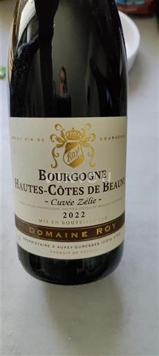 Burgundy Hautes-Côtes de Beaune Roy Zélie 2022