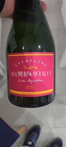 Champagne Mater & Filii dégustation Senza annata