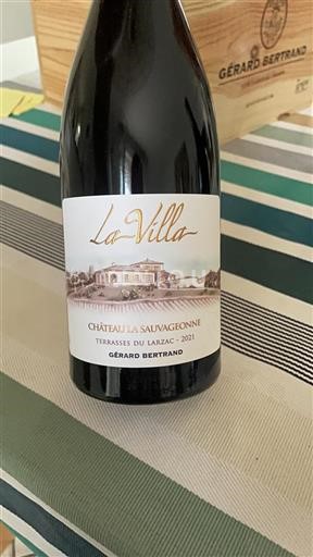 Vin Rouge sec La Villa Château La Sauvageonne 2021 France Languedoc Terrasses-du-larzac