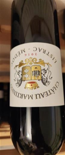 Bordeaux Listrac-Médoc Château Martinho 2016