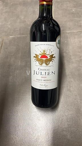 Bordeaux Haut-Médoc Chateau Julien 2019