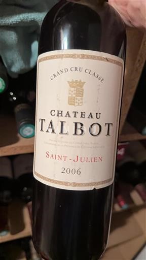 Bordeaux Saint-Julien Grand Cru Talbot 2006