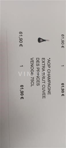 Champagne Venoge Des Princes Senza annata