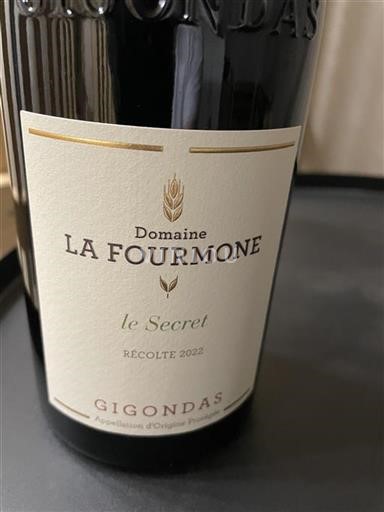 Rhône-dalen Gigondas Domaine La Fourmone le Secret 2022