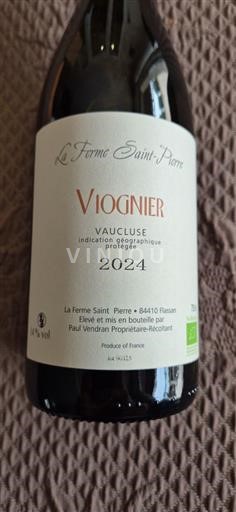 Provence, Unteres Rhônetal, Korsika Vaucluse La Ferme Saint Pierre Viognier 2024
