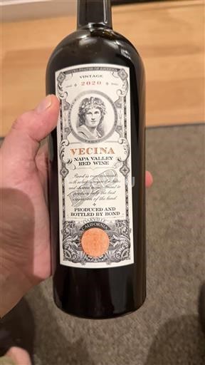 California AVAs Napa Valley Bond Vecina 2020