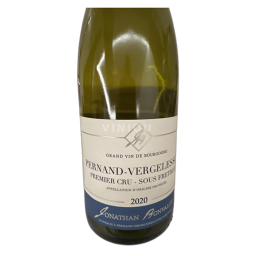 Bourgogne Pernand-vergelesses Premier Cru Jonathan Bonvalot Sous Frétille 2020