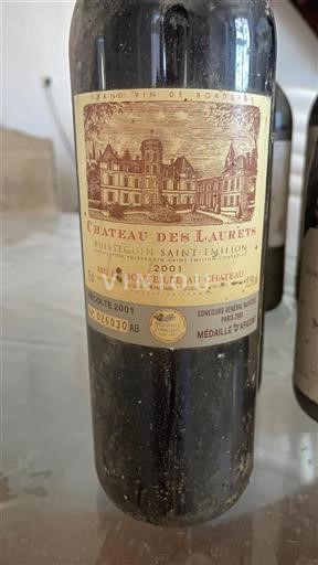 Bordeaux Puisseguin-Saint-Émilion Château Des Laurets 2001