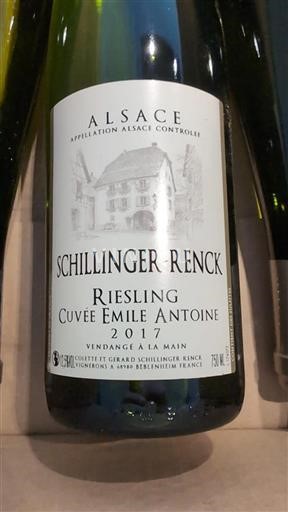 Alsace Grand Cru Schillinger-Renck Emile Antoine 2017