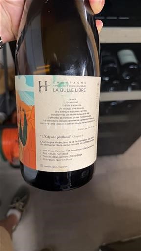 Champaña Champán Domaine Romain Hénin Brut nature non dosé Sin añada