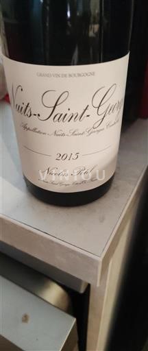 Vin Rouge sec Nicolas Potel 2015 France Bourgogne Nuits-saint-georges AOC